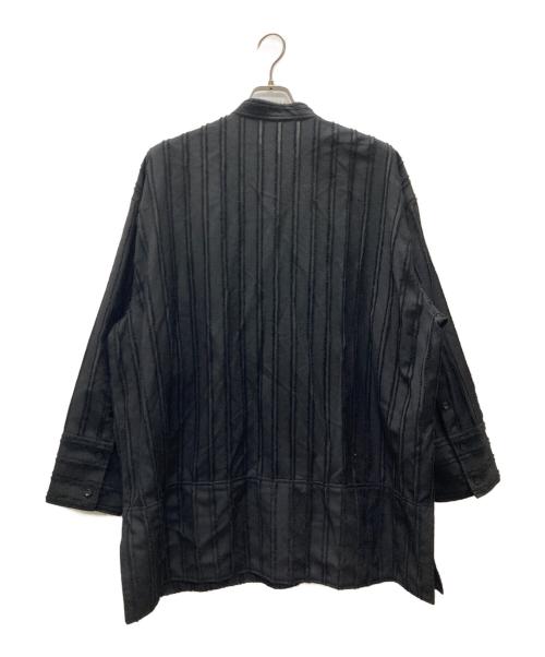 CITYSHOP（シティショップ）CITYSHOP (シティショップ) BAND COLLAR POCKET シャツ ブラック サイズ:SIZE Freeの古着・服飾アイテム