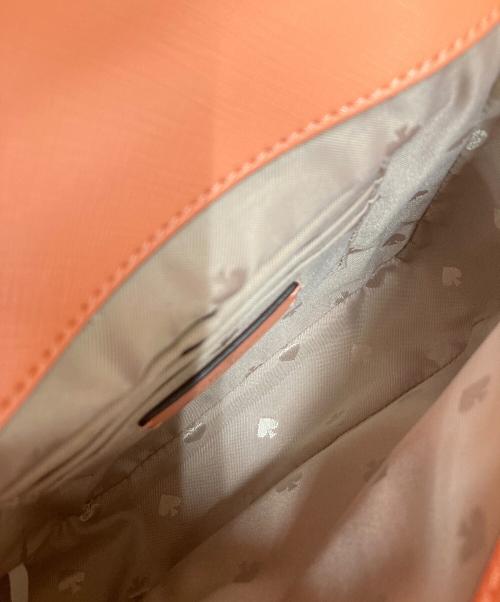 Kate Spade（ケイトスペード）Kate Spade (ケイトスペード) ステイシー スクエア クロスボディ オレンジ×グリーンの古着・服飾アイテム