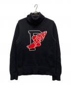 POLO RALPH LAURENポロ・ラルフローレン）の古着「P-WING SWAETER KNIT」｜ブラック