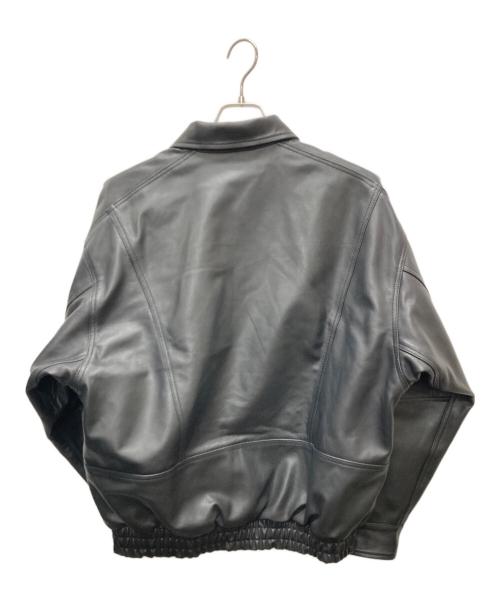 BEAMS（ビームス）BEAMS (ビームス) レザーブルゾン ブラック サイズ:Ｓの古着・服飾アイテム