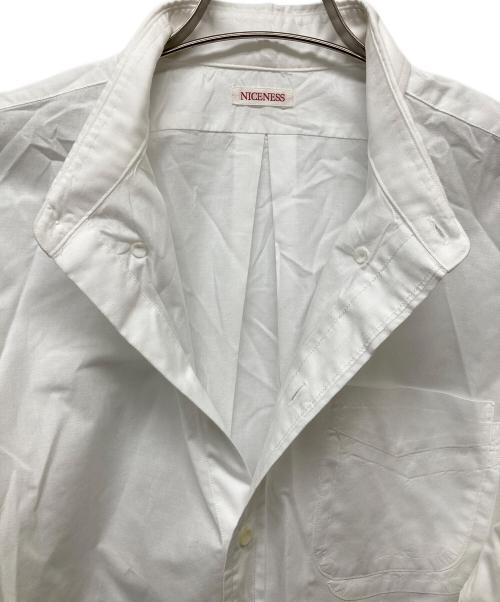 NICENESS（ナイスネス）NICENESS (ナイスネス) W.B.MARTINキャンブリックB.D. シャツ ホワイト サイズ:Lの古着・服飾アイテム