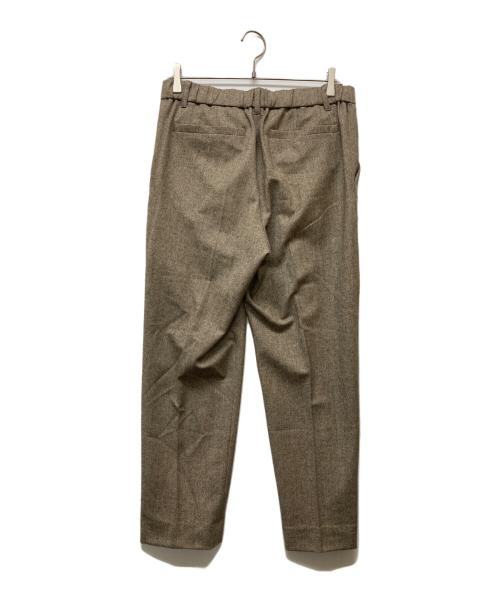 SOVEREIGN（ソブリン）SOVEREIGN (ソブリン) NUMBER M (ナンバーエム) ウールタックパンツ ベージュ サイズ:48の古着・服飾アイテム