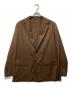 SOVEREIGN（ソブリン）の古着「ソリッド フランネル ２Bテーラードジャケット」｜ブラウン