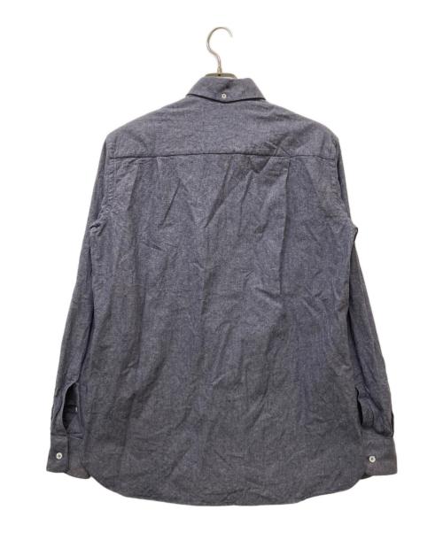 LOEWE（ロエベ）LOEWE (ロエベ) コットンリネンブレンドボタンダウンシャツ グレー サイズ:Sの古着・服飾アイテム