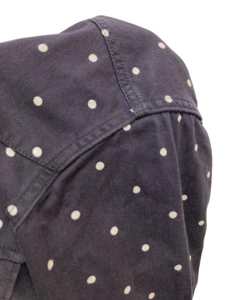 Saint Laurent Paris（サンローランパリ）Saint Laurent Paris (サンローランパリ) Distressed Classic Western Shirt ネイビー サイズ:Lの古着・服飾アイテム