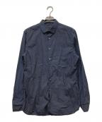 PRADAプラダ）の古着「ドットドレスシャツ」｜ネイビー