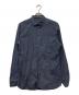 PRADA（プラダ）の古着「ドットドレスシャツ」｜ネイビー
