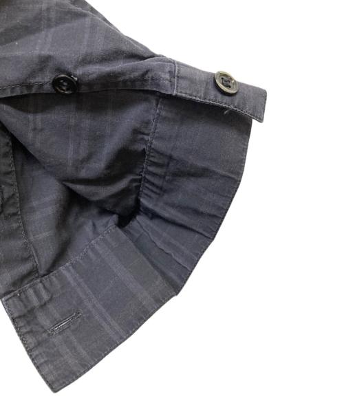 DIOR HOMME（ディオール オム）Dior Homme (ディオール オム) L/Sチェックシャツ ブラック サイズ:38の古着・服飾アイテム