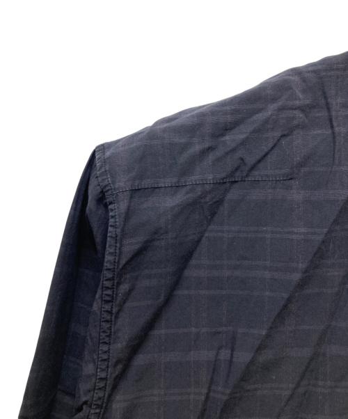 DIOR HOMME（ディオール オム）Dior Homme (ディオール オム) L/Sチェックシャツ ブラック サイズ:38の古着・服飾アイテム