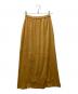 AURALEE (オーラリー) HIGH GAUGE RIB KNIT SKIRT イエロー サイズ:1：10000円