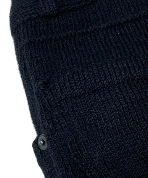 AURALEE（オーラリー）AURALEE (オーラリー) WOOL FINE SPINNING HEAVY KNIT 5P PANTS ブラックの古着・服飾アイテム