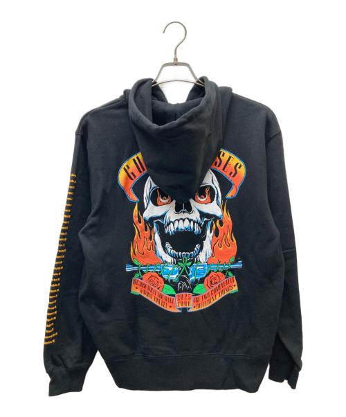Guns N' Roses（ガンズアンドローゼズ）Guns N' Roses (ガンズアンドローゼズ) Tour 2025 Zip Up Hoodie ブラック サイズ:Mの古着・服飾アイテム