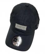 Yohji Yamamoto pour homme×New Eraヨウジヤマモト プールオム×ニューエラ）の古着「BOX LOGO CAP」｜ブラック