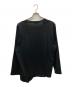 Yohji Yamamoto pour homme (ヨウジヤマモト プールオム) ネック裁断ロングスリーブカットソー ブラック サイズ:3：10000円