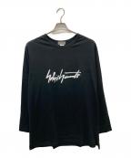Yohji Yamamoto pour homme×SUICIDE SQUADヨウジヤマモト プールオム×スーサイド・スクワット）の古着「ESTNATION JOKER LONG SLEEVE TEE」｜ブラック