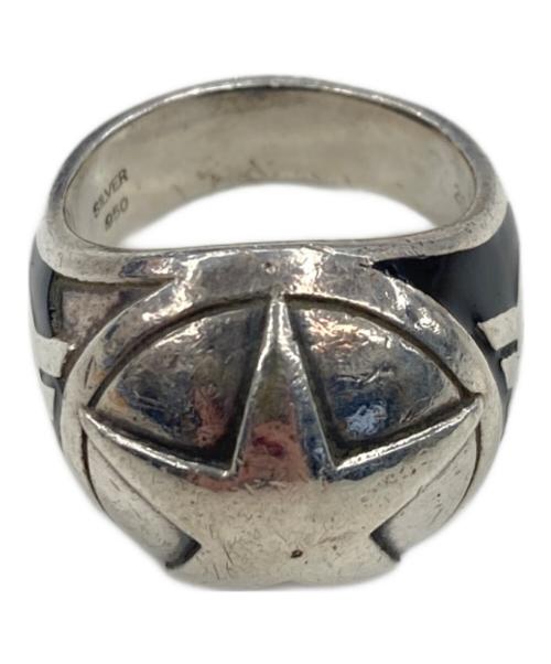 YOHJI YAMAMOTO（ヨウジヤマモト）YOHJI YAMAMOTO (ヨウジヤマモト) BIG STAR RING シルバー サイズ:23号の古着・服飾アイテム