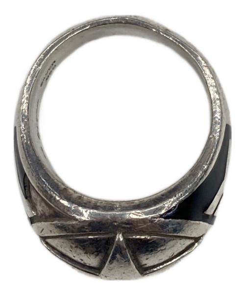 YOHJI YAMAMOTO（ヨウジヤマモト）YOHJI YAMAMOTO (ヨウジヤマモト) BIG STAR RING シルバー サイズ:23号の古着・服飾アイテム