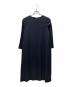 23区（ニジュウサンク）の古着「ウールジョーゼット Aライン ワンピース」｜ネイビー
