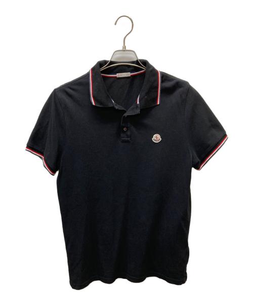 MONCLER（モンクレール）MONCLER (モンクレール) MAGLIA POLO MANIACA CORTA ブラック サイズ:Lの古着・服飾アイテム