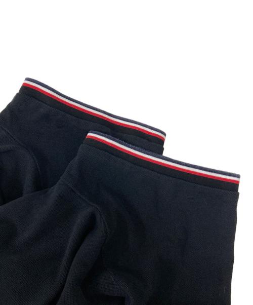 MONCLER（モンクレール）MONCLER (モンクレール) MAGLIA POLO MANIACA CORTA ブラック サイズ:Lの古着・服飾アイテム
