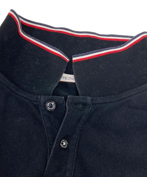 MONCLER（モンクレール）MONCLER (モンクレール) MAGLIA POLO MANIACA CORTA ブラック サイズ:Lの古着・服飾アイテム