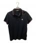 MONCLER（モンクレール）の古着「MAGLIA POLO MANIACA CORTA」｜ブラック