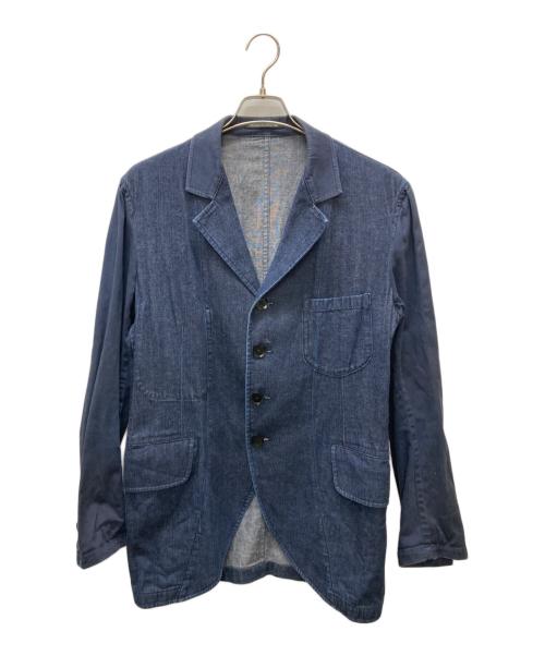 Yohji Yamamoto pour homme（ヨウジヤマモト プールオム）Yohji Yamamoto pour homme (ヨウジヤマモト プールオム) アーム切替デニムジャケット インディゴ サイズ:SIZE 2の古着・服飾アイテム