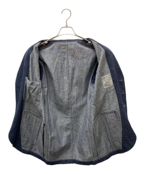 Yohji Yamamoto pour homme（ヨウジヤマモト プールオム）Yohji Yamamoto pour homme (ヨウジヤマモト プールオム) アーム切替デニムジャケット インディゴ サイズ:SIZE 2の古着・服飾アイテム