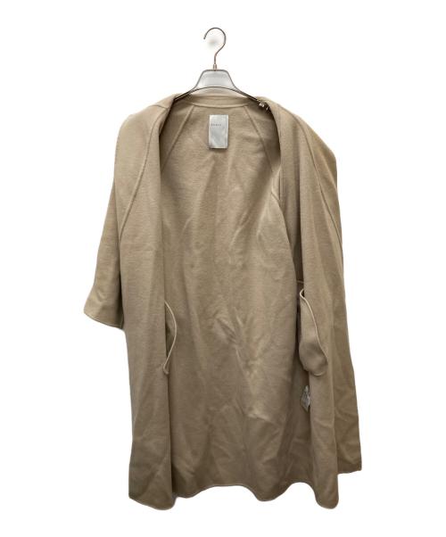 Noble（ノーブル）Noble (ノーブル) リバーオーバーカラーコート ベージュ サイズ:38の古着・服飾アイテム