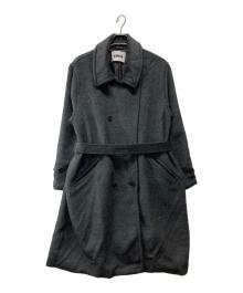SINSS（シンス）の古着「Shaggy oversized coat」｜グレー