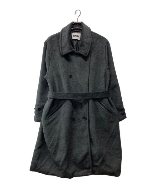 SINSS（シンス）SINSS (シンス) Shaggy oversized coat グレー サイズ:Mの古着・服飾アイテム
