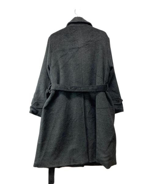 SINSS（シンス）SINSS (シンス) Shaggy oversized coat グレー サイズ:Mの古着・服飾アイテム