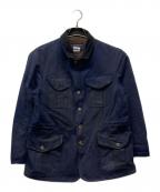 MANIFATTURA CECCARELLIマニファッツュラ・チェッカレッリ）の古着「オイルドコットンジャケット」｜ネイビー