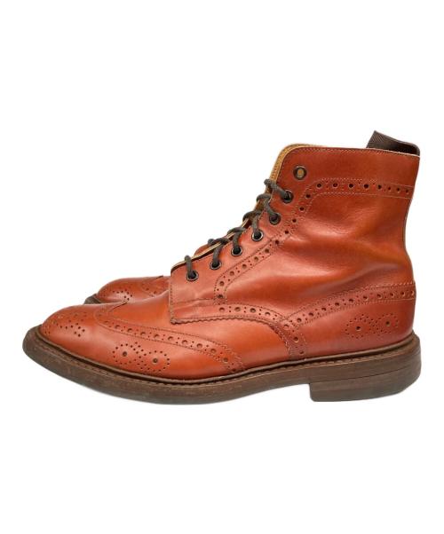 Tricker's（トリッカーズ）Tricker's (トリッカーズ) Paul Smith (ポールスミス) 別注カントリーブーツ ブラウン サイズ:3 1/2の古着・服飾アイテム
