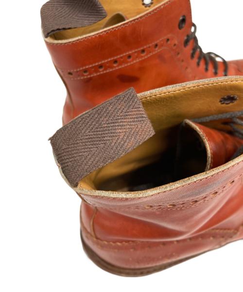 Tricker's（トリッカーズ）Tricker's (トリッカーズ) Paul Smith (ポールスミス) 別注カントリーブーツ ブラウン サイズ:3 1/2の古着・服飾アイテム