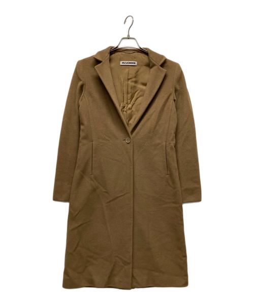 JIL SANDER（ジルサンダー）JIL SANDER (ジルサンダー) ロングコート ブラウン サイズ:34の古着・服飾アイテム