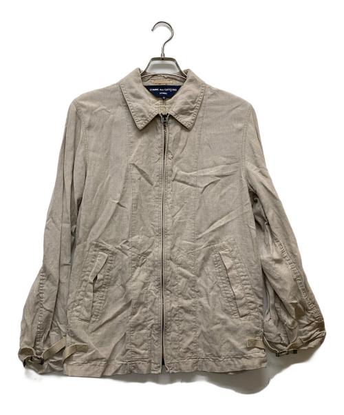 COMME des GARCONS HOMME（コムデギャルソン オム）COMME des GARCONS HOMME (コムデギャルソン オム) リネンジャケット ベージュ サイズ:Sの古着・服飾アイテム