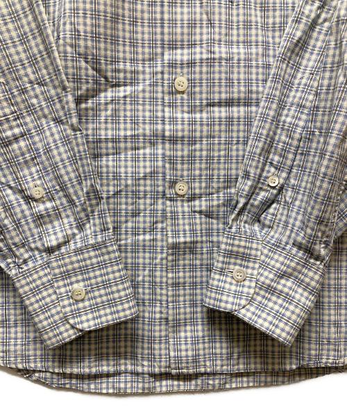 PRADA（プラダ）PRADA (プラダ) チェックシャツ ブルー サイズ:39の古着・服飾アイテム