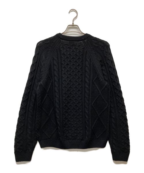 NIKE（ナイキ）NIKE (ナイキ) AS M NL CABLE KNIT SWEATER LS ブラック サイズ:Mの古着・服飾アイテム