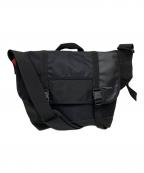Manhattan Portage×Engineered Garmentsマンハッタンポーテージ×エンジニアドガーメンツ）の古着「コラボメッセンジャーバッグ」｜ブラック