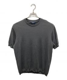 HERNO（ヘルノ）の古着「ジャージー ニット エフェクト Tシャツ」｜グレー