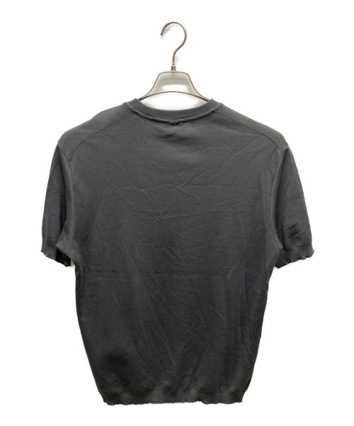 HERNO（ヘルノ）HERNO (ヘルノ) ジャージー ニット エフェクト Tシャツ グレー サイズ:54の古着・服飾アイテム