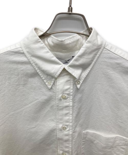Graphpaper（グラフペーパー）Graphpaper (グラフペーパー) Oxford S/S Oversized B.D Pullover Shirt/GM251-50026B ホワイト サイズ:O/Sの古着・服飾アイテム