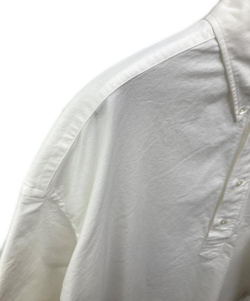 Graphpaper（グラフペーパー）Graphpaper (グラフペーパー) Oxford S/S Oversized B.D Pullover Shirt/GM251-50026B ホワイト サイズ:O/Sの古着・服飾アイテム