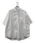 Graphpaper（グラフペーパー）の古着「Oxford S/S Oversized B.D Pullover Shirt/GM251-50026B」｜ホワイト