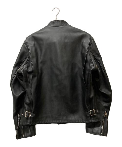Schott（ショット）Schott (ショット) シングルライダースジャケット ブラック サイズ:44の古着・服飾アイテム