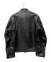 Schott (ショット) シングルライダースジャケット ブラック サイズ:44：50000円