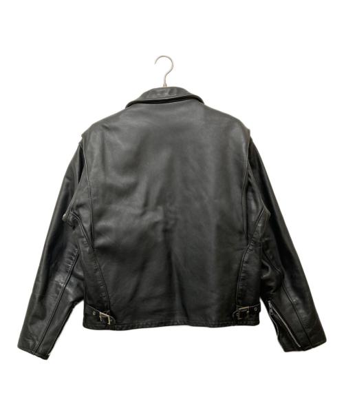 Schott（ショット）Schott (ショット) ボアライナー付シングルライダースジャケット ブラック サイズ:44の古着・服飾アイテム