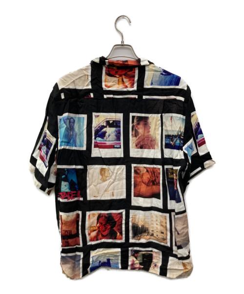 WACKO MARIA（ワコマリア）WACKO MARIA (ワコマリア) DAVIDE SORRENTI (ダヴィデ・ソレンティ) SS HAWAIIAN SHIR ホワイト×ブラック サイズ:Ｌの古着・服飾アイテム