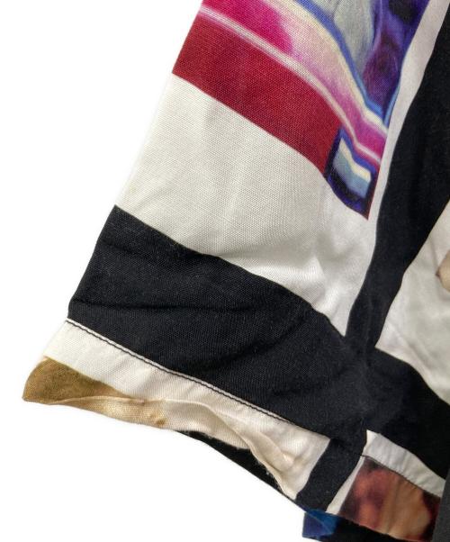 WACKO MARIA（ワコマリア）WACKO MARIA (ワコマリア) DAVIDE SORRENTI (ダヴィデ・ソレンティ) SS HAWAIIAN SHIR ホワイト×ブラック サイズ:Ｌの古着・服飾アイテム